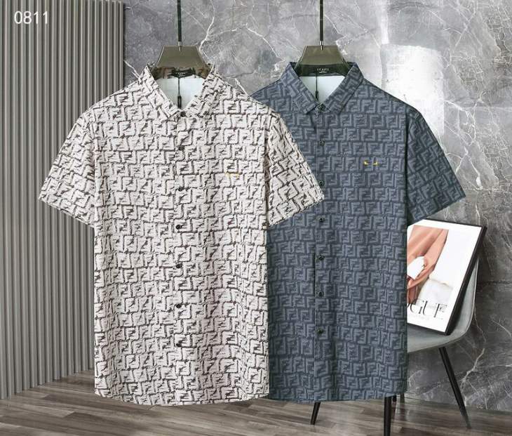Picture of Fendi Shirts Short _SKUFendiM-4XL26rx9228322